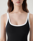 Scoop Neck Double Lined Tank Tops-SUUKSESS-SUUKSESS