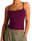 Cotton Double Layer Bra Sleeveless Tops
