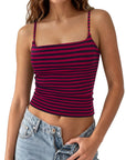 Cotton Double Layer Bra Sleeveless Tops