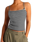 Cotton Double Layer Bra Sleeveless Tops