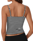 Cotton Double Layer Bra Sleeveless Tops