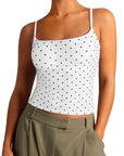 Cotton Double Layer Bra Sleeveless Tops