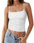 Cotton Double Layer Bra Sleeveless Tops