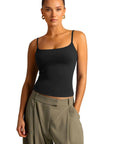 Cotton Double Layer Bra Sleeveless Tops
