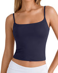 Cotton Double Layer Bra Sleeveless Tops