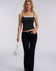 Square Neck Layered Tank Top