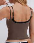 Square Neck Layered Tank Top