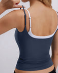 Square Neck Layered Tank Top