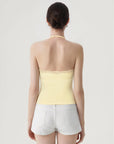 Lace Halter Going Out Tank Top