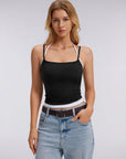 Double Layer Halter Neck Tank Top