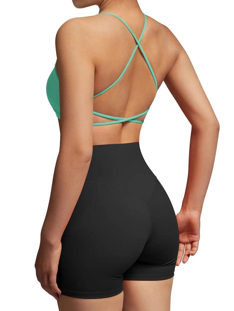 Flash Sales - Strappy Sports Bra - SUUKSESS