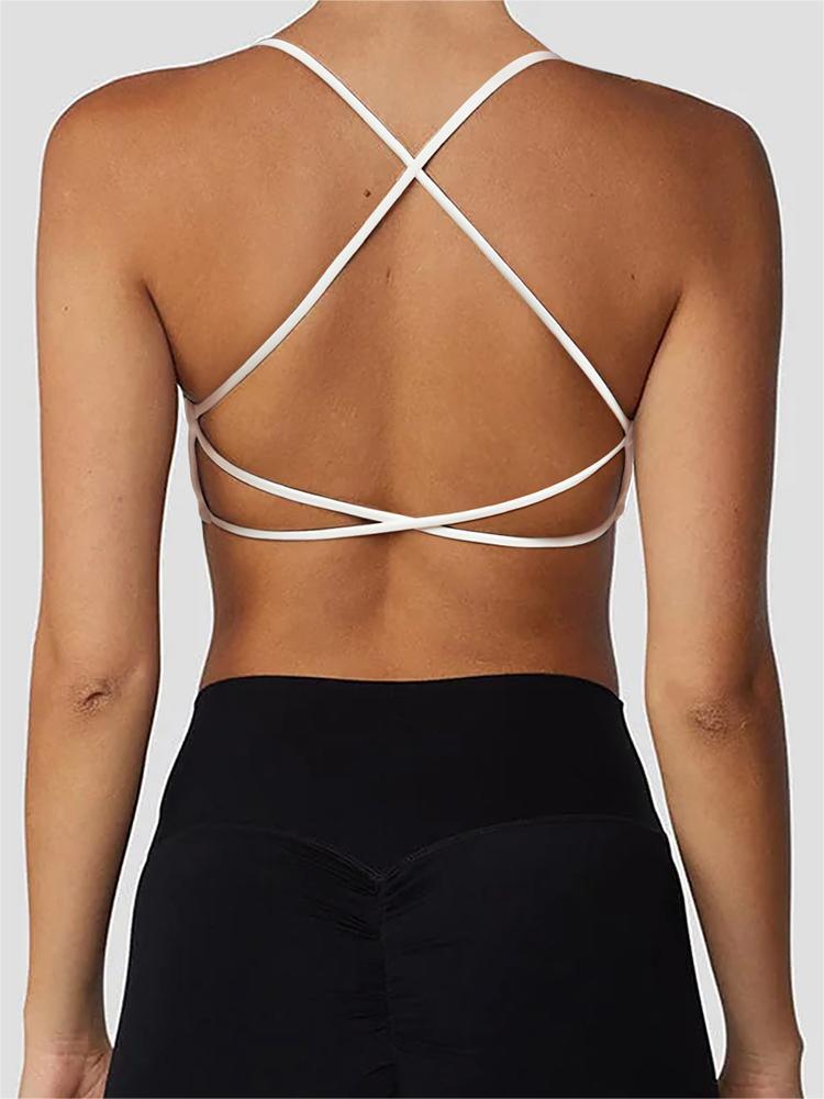 Flash Sales - Strappy Sports Bra - SUUKSESS