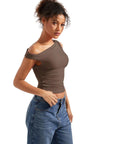Buttery Soft Off Shoulder Shirt - SUUKSESS