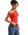 Buttery Soft Off Shoulder Shirt - SUUKSESS