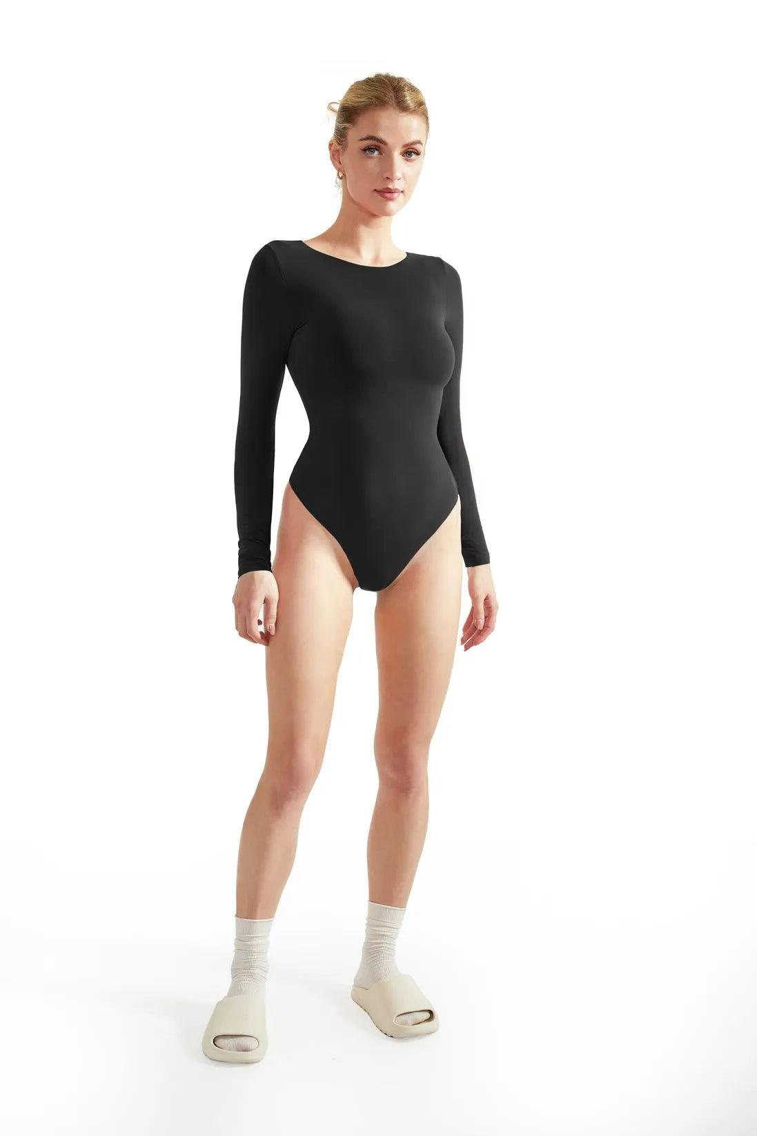 Buttery Soft Crew Neck Bodysuit - Long Sleeve