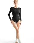 Buttery Soft Crew Neck Bodysuit - Long Sleeve