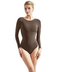 Buttery Soft Crew Neck Bodysuit - Long Sleeve