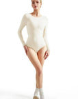 Buttery Soft Crew Neck Bodysuit - Long Sleeve