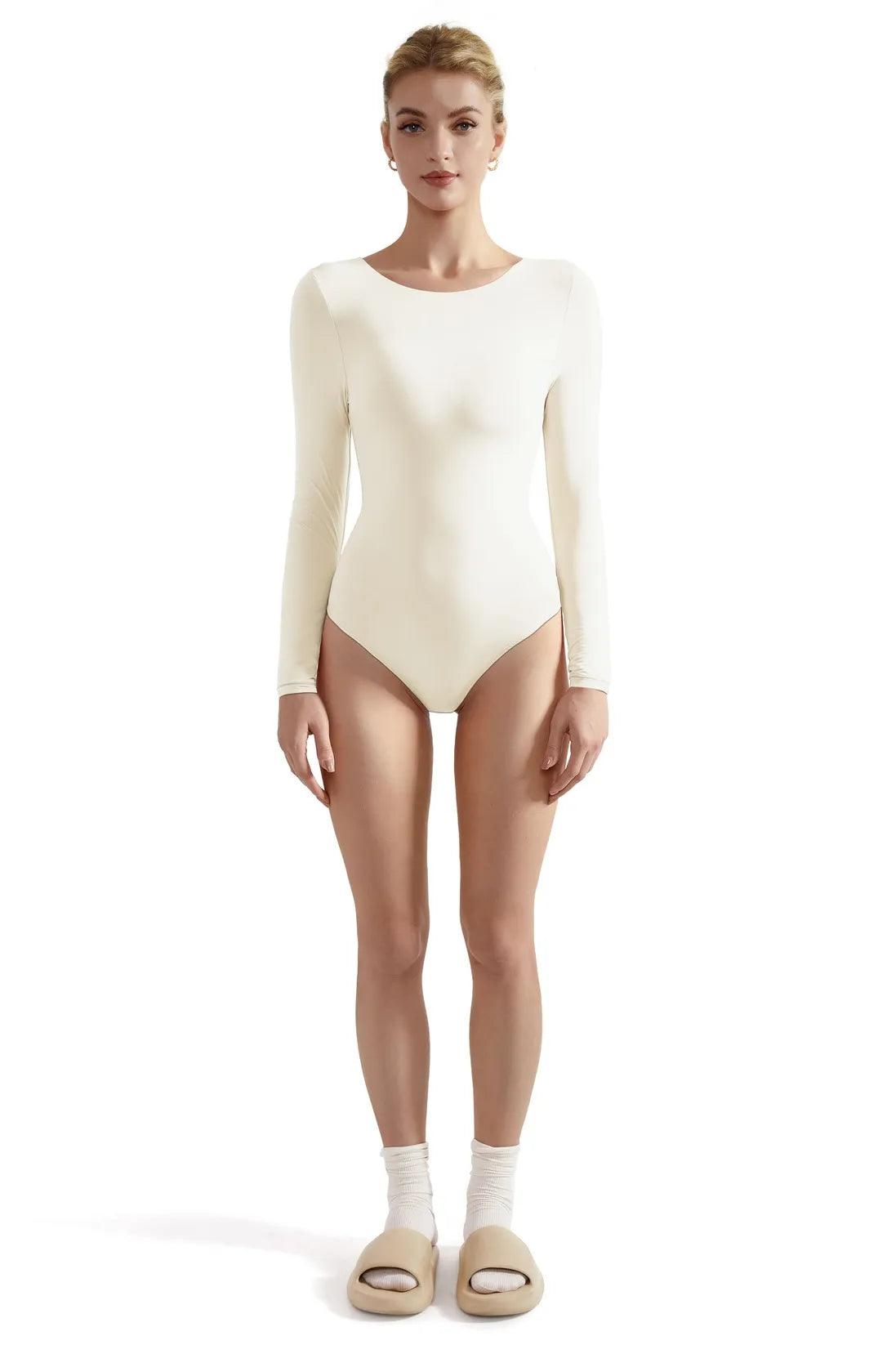 Buttery Soft Crew Neck Bodysuit - Long Sleeve