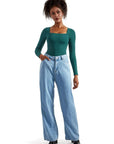 Buttery Soft Square Neck Bodysuit - Long Sleeve