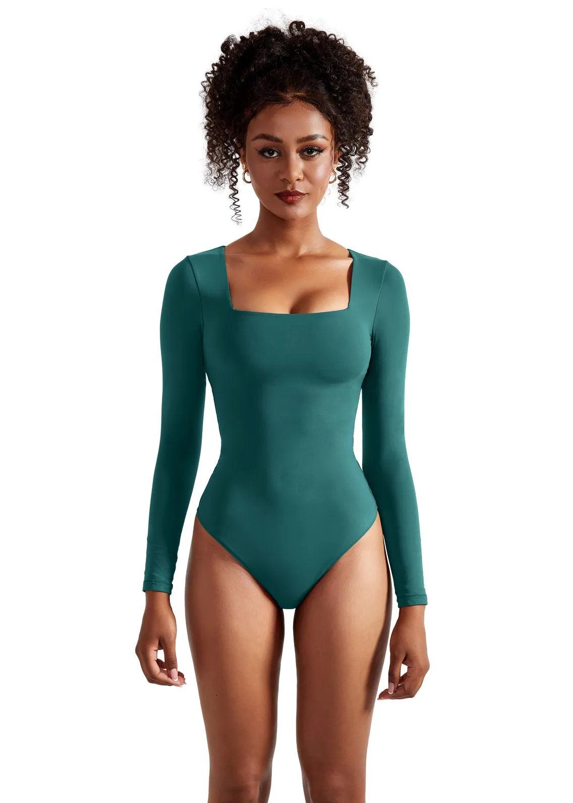 Buttery Soft Square Neck Bodysuit - Long Sleeve