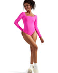 Buttery Soft Square Neck Bodysuit - Long Sleeve