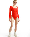 Buttery Soft Square Neck Bodysuit - Long Sleeve