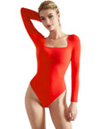 Buttery Soft Square Neck Bodysuit - Long Sleeve