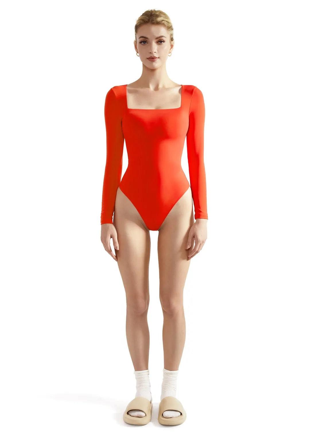 Buttery Soft Square Neck Bodysuit - Long Sleeve