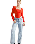 Buttery Soft Square Neck Bodysuit - Long Sleeve