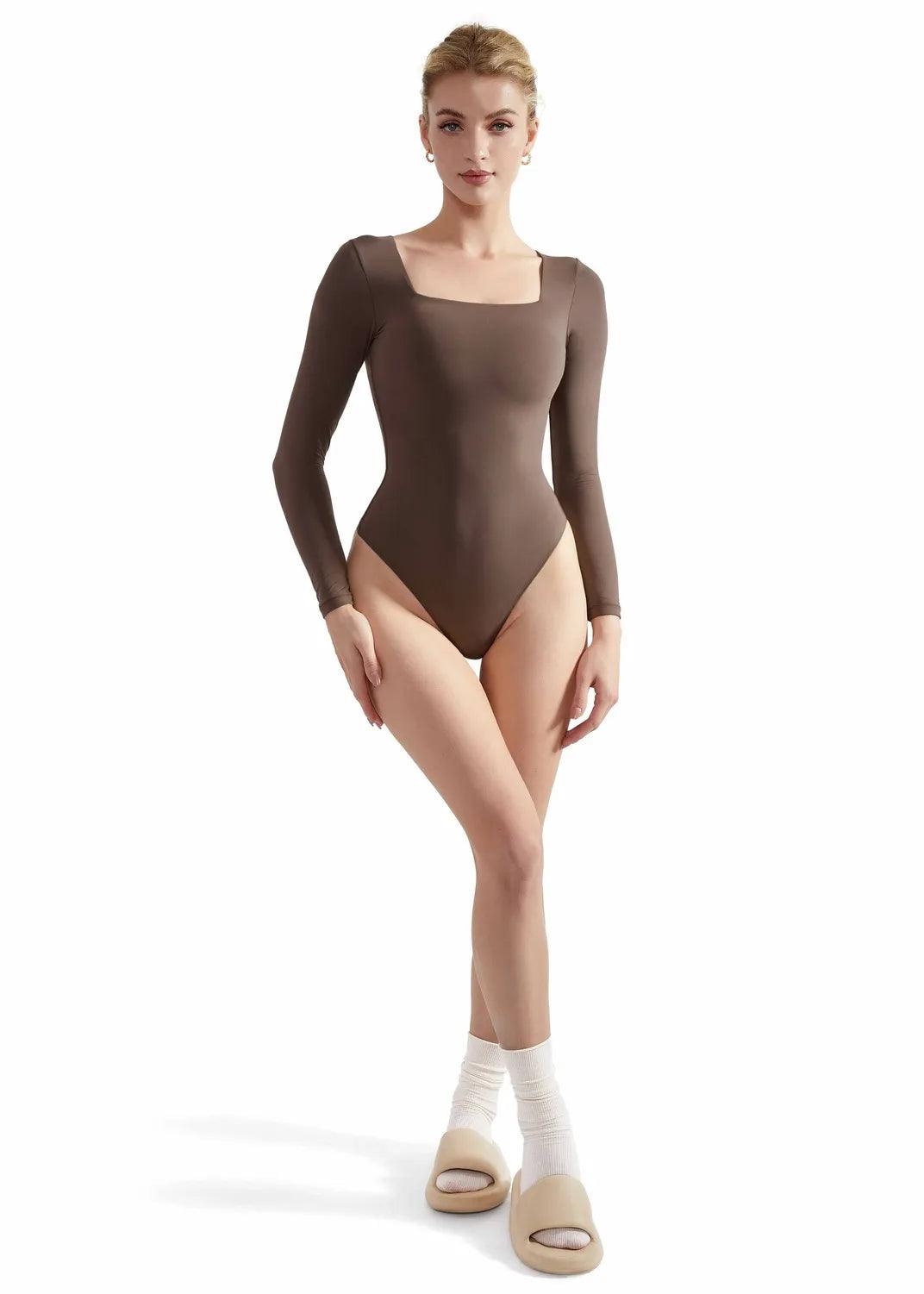 Buttery Soft Square Neck Bodysuit - Long Sleeve