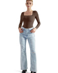 Buttery Soft Square Neck Bodysuit - Long Sleeve