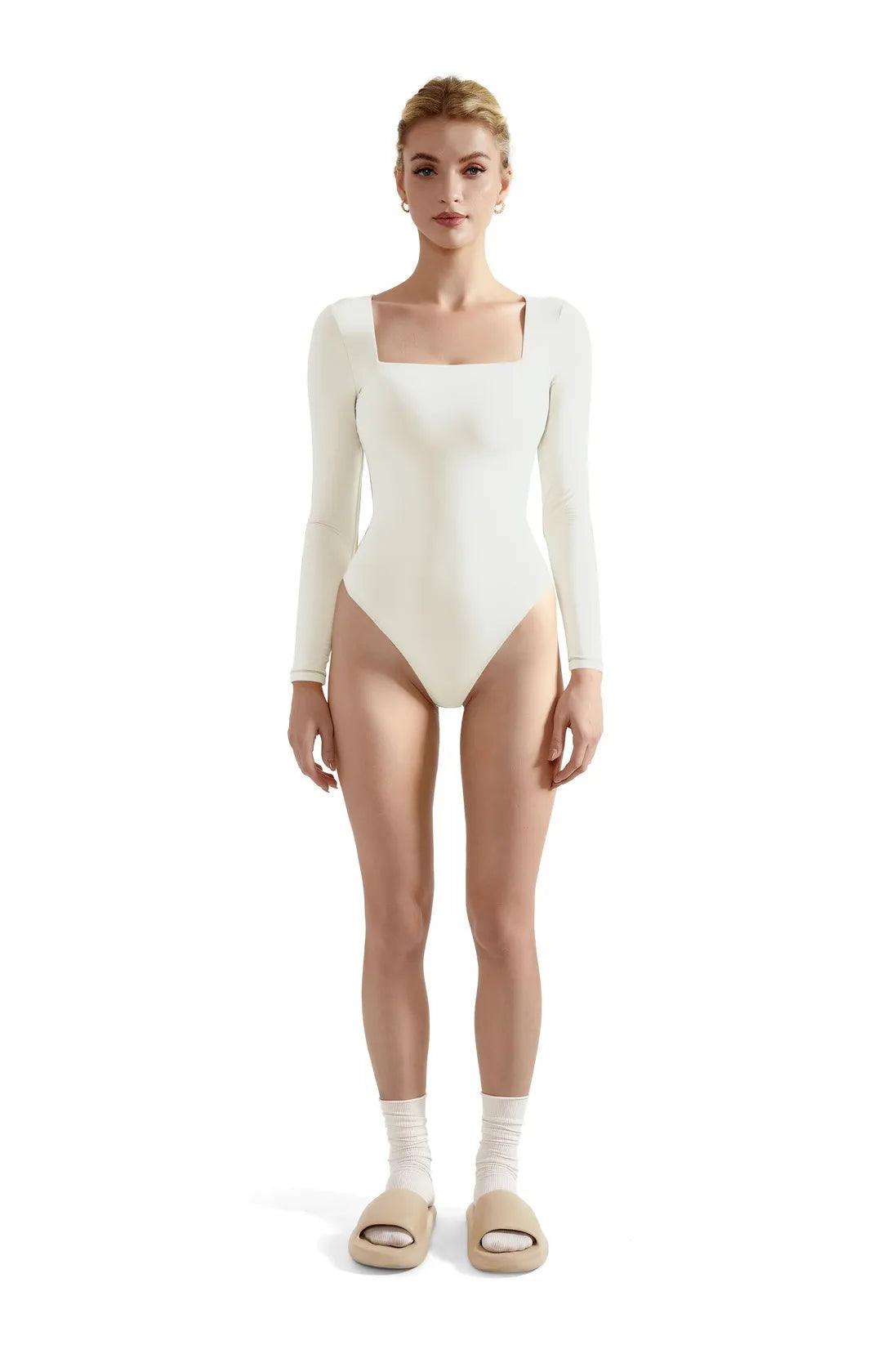 Buttery Soft Square Neck Bodysuit - Long Sleeve