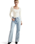 Buttery Soft Square Neck Bodysuit - Long Sleeve
