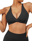 Ultrasoft Twisted Sports Bra-SUUKSESS