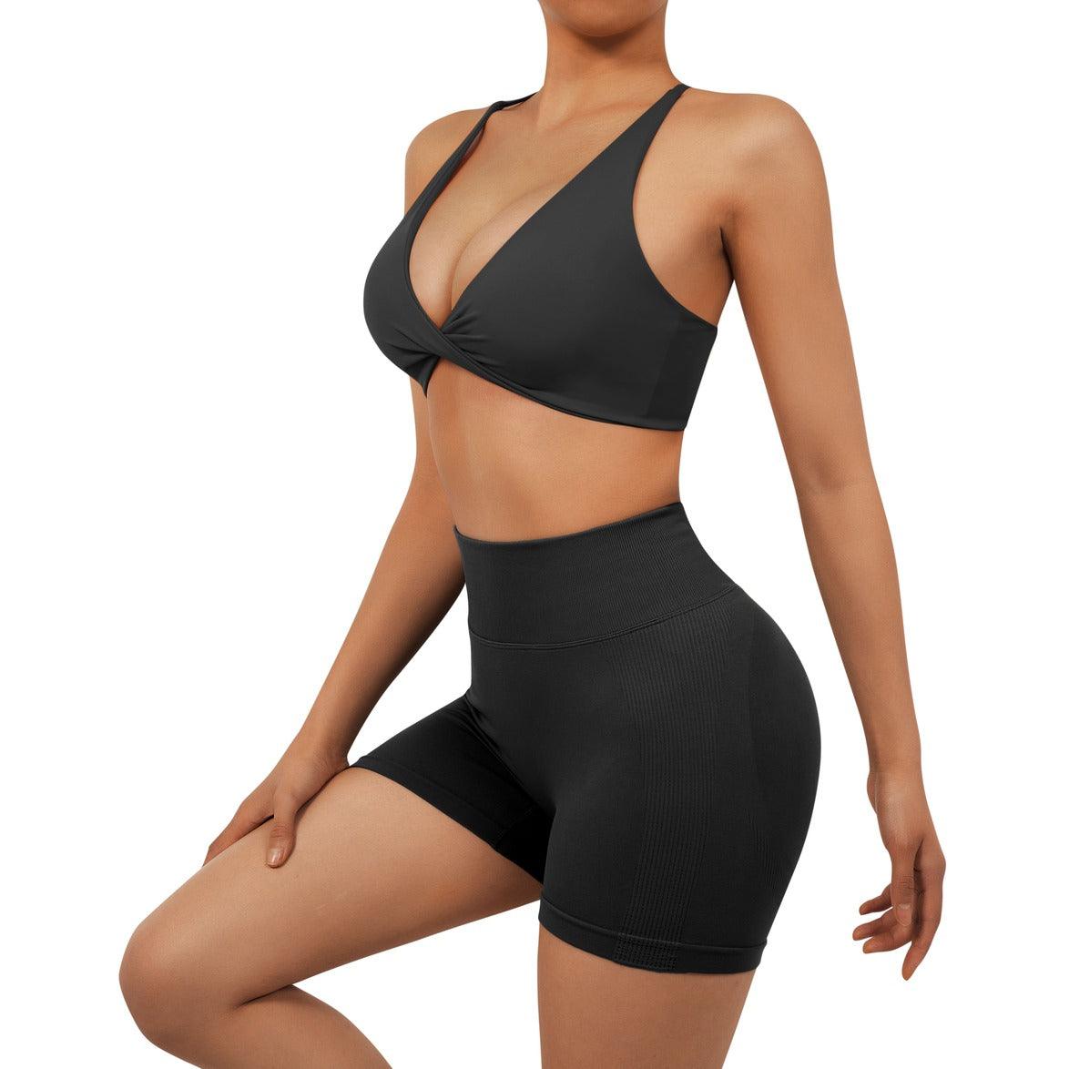 Ultrasoft Twisted Sports Bra-SUUKSESS