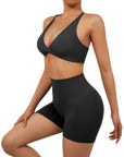 Ultrasoft Twisted Sports Bra-SUUKSESS