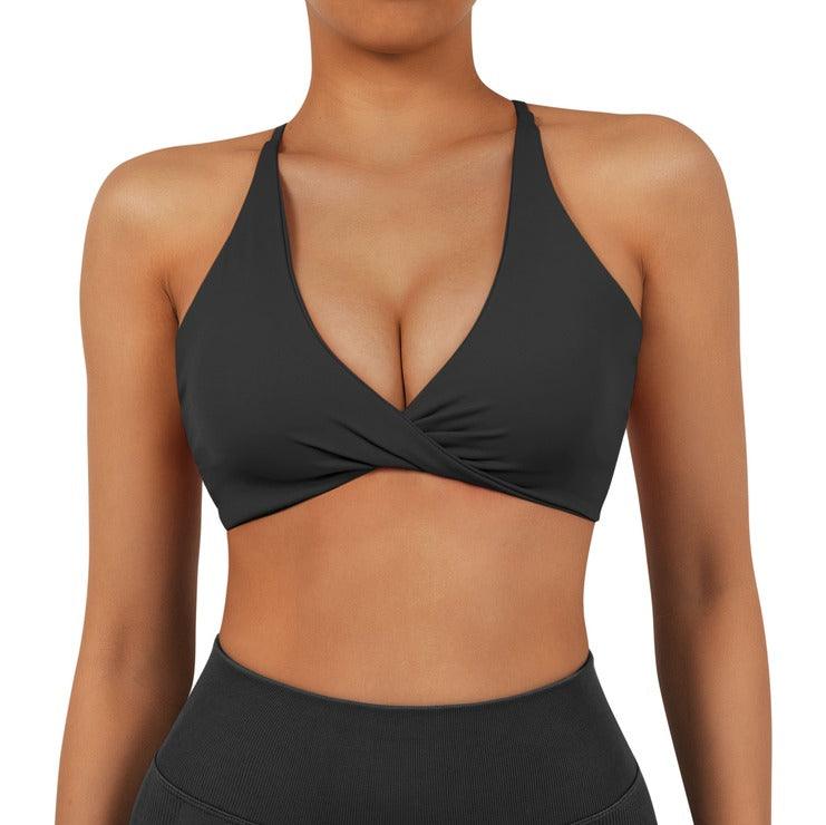 Ultrasoft Twisted Sports Bra-SUUKSESS