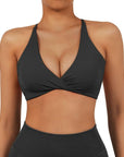 Ultrasoft Twisted Sports Bra-SUUKSESS