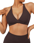 Ultrasoft Twisted Sports Bra-SUUKSESS