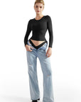 Buttery Soft Crew Neck Shirt - Long Sleeve-Clothing-SUUKSESS-SUUKSESS