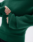 SUUKSESS Women Cashmere Oversized Off Shoulder Pullover Sweaters Boat Neck Long Sleeve Knit Jumpers Tops-SUUKSESS-SUUKSESS