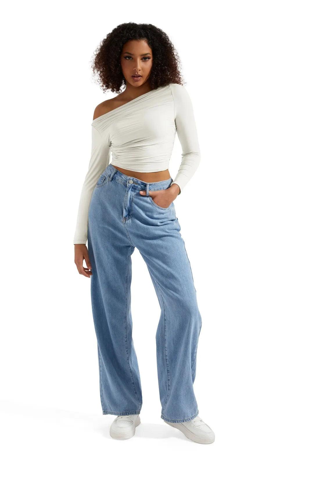 Buttery Soft Off Shoulder Shirt - Long Sleeve
