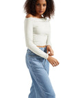 Buttery Soft Off Shoulder Shirt - Long Sleeve