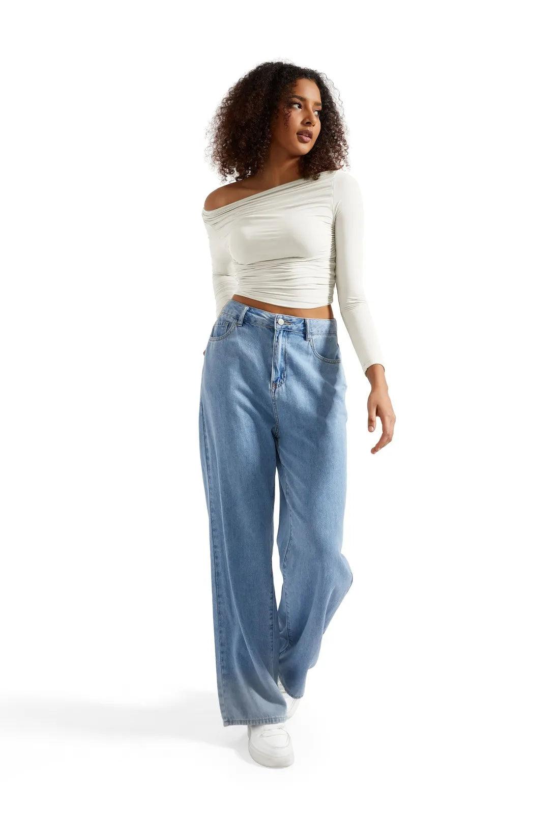 Buttery Soft Off Shoulder Shirt - Long Sleeve