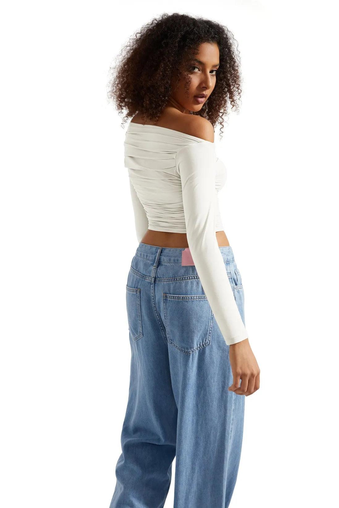 Buttery Soft Off Shoulder Shirt - Long Sleeve