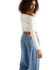 Buttery Soft Off Shoulder Shirt - Long Sleeve