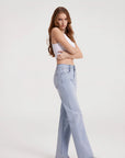 Mid-Rise Stretch Straight Leg Jeans-SUUKSESS-SUUKSESS