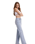 Mid-Rise Stretch Straight Leg Jeans-SUUKSESS-SUUKSESS
