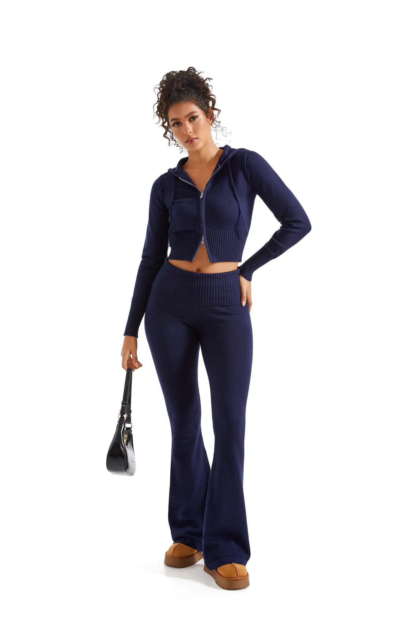 Knit Hoodie Lounge Set – SUUKSESS